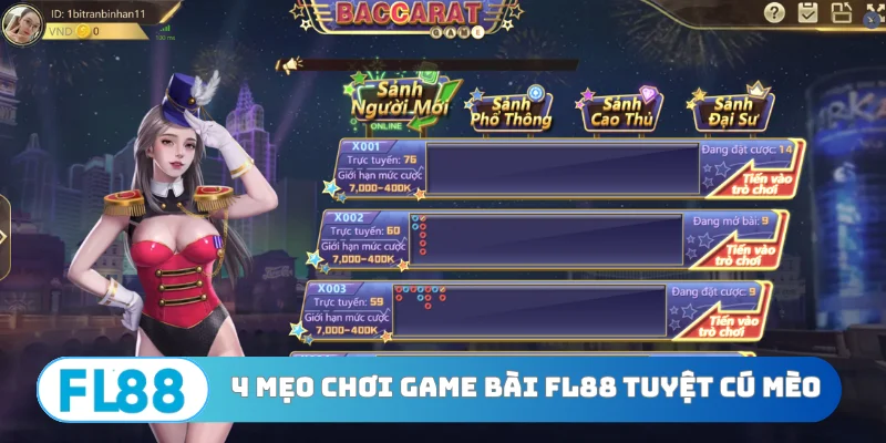 Kinh Nghiệm Chơi Game Bài FL88 Đỉnh Cao - Thắng Lớn Dễ Dàng - BETNORA96