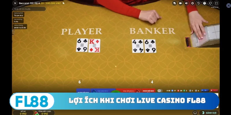 Live Casino FL88 - Tận Hưởng Dịch Vụ 5 Sao Đỉnh Từ Sảnh Cược  - BETNORA96